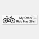 Search for mountain biking bumper stickers Ride