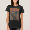 Search for the scream edvard munch tshirts Anxiety