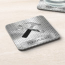 Search for steel metal coasters Silver