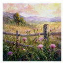 Search for wood fence posters Wildflowers