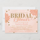 Search for pretty bridal shower invitations Gold