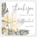 Search for green and yellow wedding stickers Tropical
