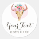 Search for floral skull stickers Watercolor
