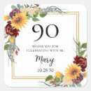 Search for sunflower thank you stickers Elegant