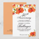 Search for golden anniversary invitations Floral