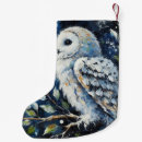 Search for owl christmas stockings White