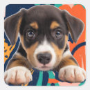 Search for furry face stickers Puppy