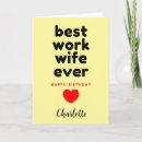 Search for work wife cards Funny