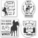 Search for horse quotes stickers Pony