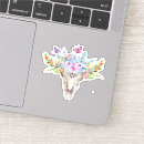 Search for skull decal stickers Watercolor