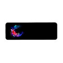Search for neon return address labels Black