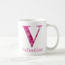 Search for alphabet v mugs Floral