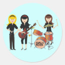 Search for girls rock stickers Guitar