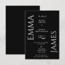 Search for script font wedding invitations White