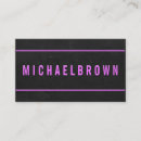 Search for black and purple business cards Professional