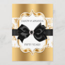 Search for ebony invitations Gold