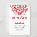 Search for henna party invitations Mandala