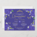 Search for royal blue butterfly invitations Roses