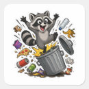 Search for funny racoon stickers Cute