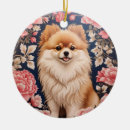Search for pomeranian christmas tree decorations Dog
