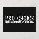 Search for law and order postcards Pro choice