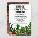 Search for cactus housewarming invitations Fiesta