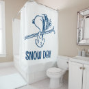 Search for winter shower curtains Snoopy