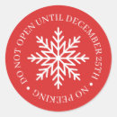 Search for opening stickers Red and white