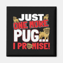 Search for pug lovers magnets Funny