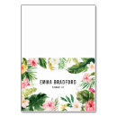 Search for hibiscus table cards Watercolor
