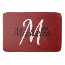 Search for burgundy bath mats Dark red