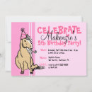 Search for girls pony party invitations Horses