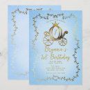 Search for princess carriage birthday invitations Whimsical