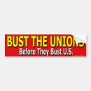 Search for anti union bumper stickers Republican