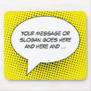 Search for comic book mousepads Speech bubble