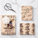 Search for wild west wrapping paper Rodeo