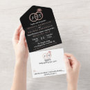 Search for faux rose gold foil invitations Typography