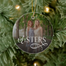 Search for sister christmas tree decorations Besties