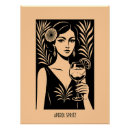 Search for vintage cocktail posters Aperol spritz