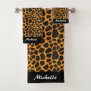Search for cheetah bath towels Fashionable