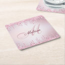 Search for rose gold glitter coasters Girly