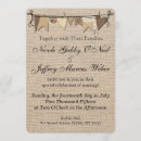 Search for rustic burlap wedding invitations Winter