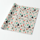 Search for mid century modern christmas wrapping paper Whimsical