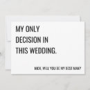 Search for be my best man postcards Groomsman