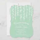 Search for mint green quinceanera invitations Modern