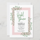 Search for emerald green bridal shower invitations Leaves