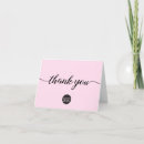 Search for salon thank you cards Pink