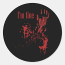 Search for bloody halloween stickers Costume