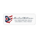 Search for united states flag return address labels America