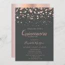 Search for polka dots graduation invitations Rose gold